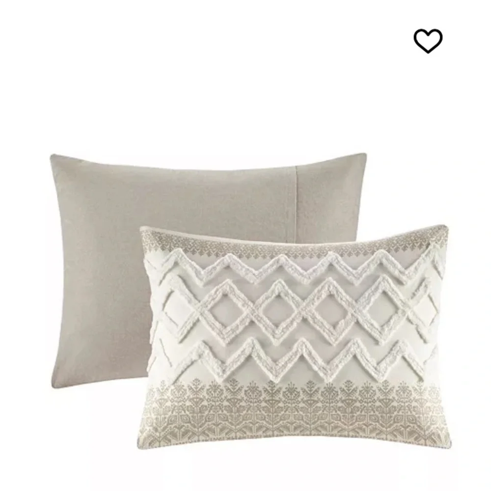 The INK+IVY Mila cotton printed duvet cover set
